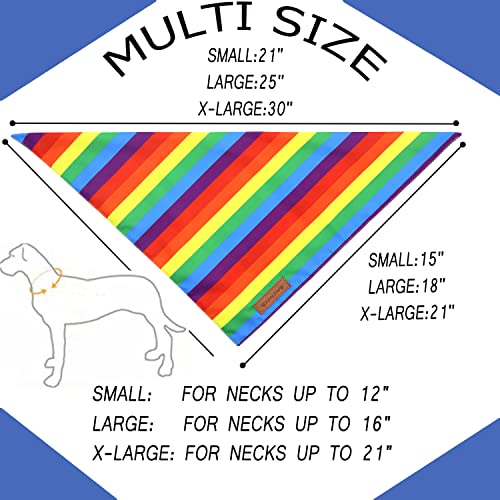 Pride Dog Bandanas 2 Pack (Pride Day / Small)