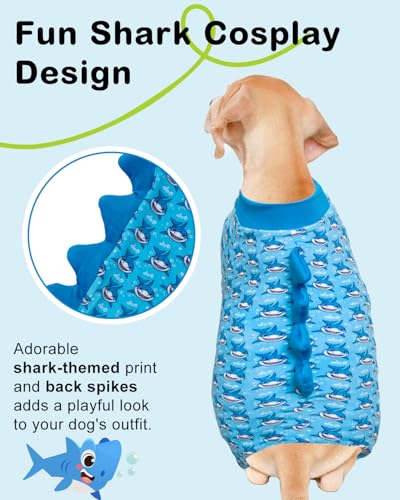 Shark Costume Dog Pajamas (XXX-Large / Shark style)