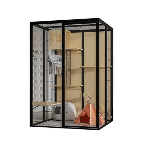 cat Villa Panoramic Luxury Cat Villa Large Indoor House Cage Stylish Spacious and Cozy Experience