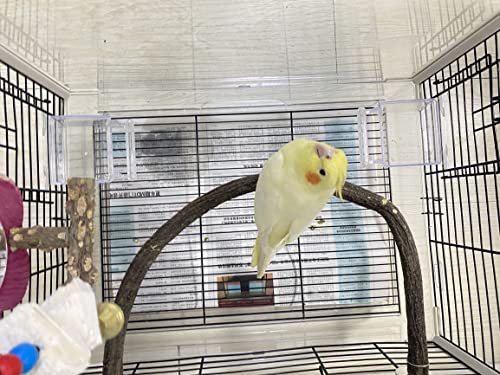 Parrot Perch Stand Bird Cage Stand Pole Natural Wild Grape Stick Grinding Paw Cage Accessories for Parakeet Cockatiels Budgies Conure Lovebirds Platform
