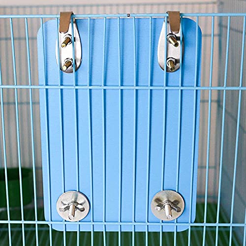 7" Bird Mirror with Rope Perch Bird Toys Swing (7 inch)