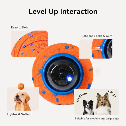 Smart Interactive Dog Toy (Orange)