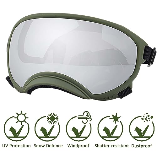 Medium Dog Sunglasses with Adjustable Strap UV Protection
