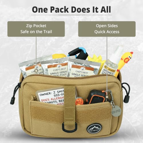 Dog Backpack & Saddle Bag (Brown)
