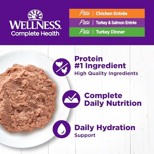 Complete Health Pate Variety Pack Adult Canned Wet Cat Food (3 Ounce (Pack of 12))