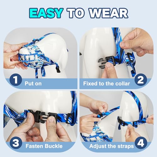 Dog Muzzle to Prevent Biting (Blue / Size 3)