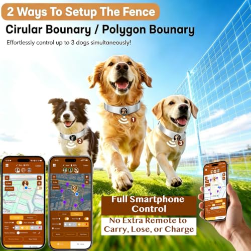 Wireless GPS Dog Fence (Gold)