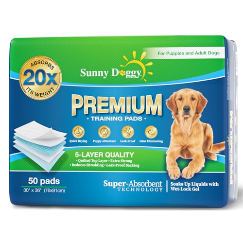 Pee Pads for Dogs Large 30”x 36” (30"x36"/50 Count)