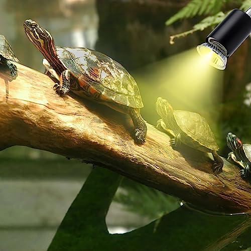 ReptileHeat Lamp The Adjustable Temperature and 360 ° Rotating Hose Crawlers Heating Lights (Yellow Lamp With Rotating Arm)