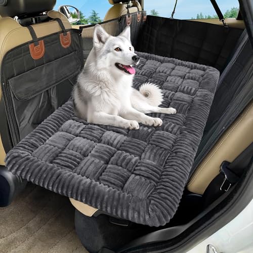Dog Car Bed Mat Non (Gray / For Truck//Large SUVs（56"x28.7"))
