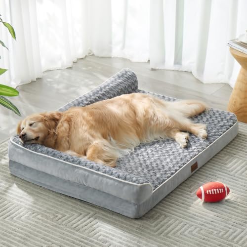 Orthopedic Washable Dog Bed (Gray / 48.0"l x 35.0"w x 7.5"th)