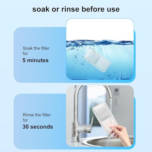 16 Pack) Cat Water Fountain Filters Replacement Compatible With oneisall Cat Water Fountain, Cat Fountain Filters for 67oz/2L Stainless Steel Cat Fountain