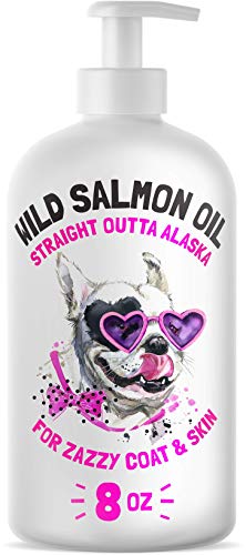 Wild Alaskan Salmon Oil for Dogs & Cats (8oz)