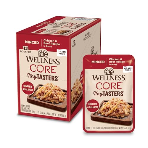 CORE Tiny Tasters Minced Adult Wet Cat Food (1.75 Ounce (Pack of 12))