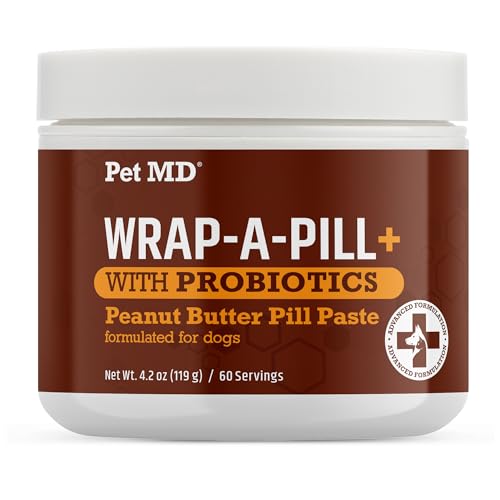 Wrap-A-Pill with Probiotics - Peanut Butter Dog Pill Wrap - 4.2oz