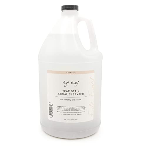 Tear Stain Facial Cleanser for Dogs and Cats. Washes Away Crusty Eye Debris (128 fl. oz.)