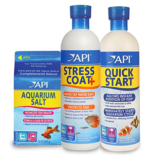 Aquarium Starter Bundle Pack (16-Ounce / Aquarium Treatment)