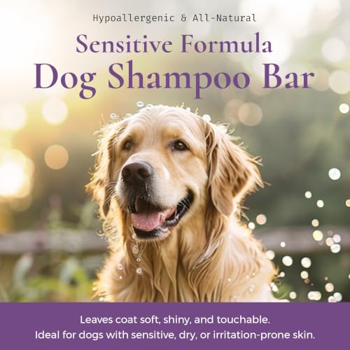 J.R.LIGGETT'S Dog Shampoo Bar for Dogs with Sensitive Skin 3.5 oz (3.05 oz)