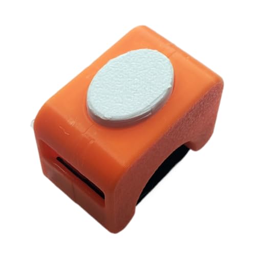 Hands Free Dog Training Clicker Ring (Orange)