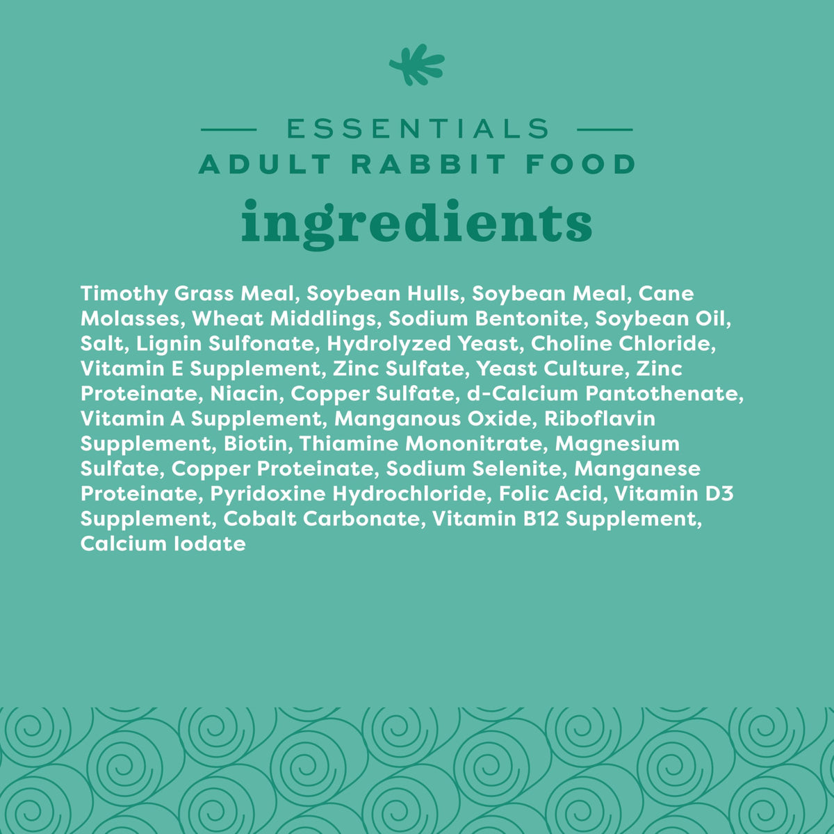 Essentials Adult Rabbit Food (25 Pound (Pack of 1))