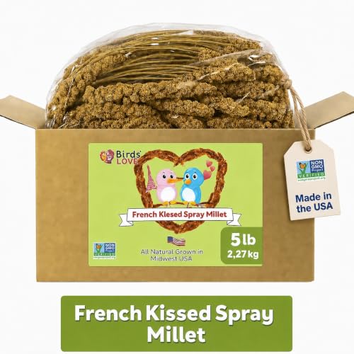 5lbs French Kissed Spray Millet for Birds (5lb)