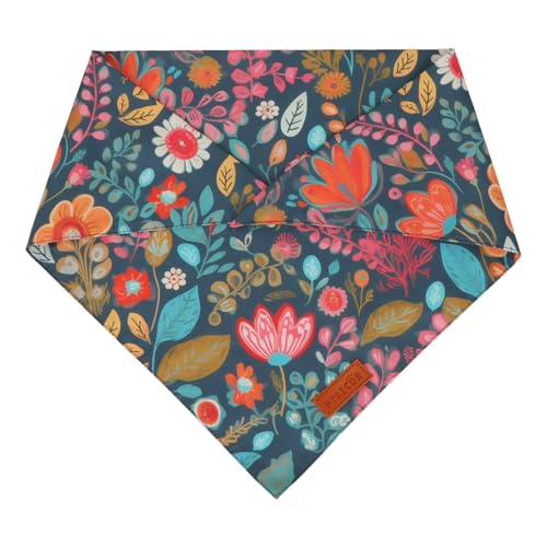 Spring Floral Dog Bandana (Small / Flower)