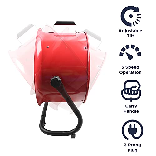 16" High Velocity Turbo Fan with Pivoting Head (16" High Velocity)