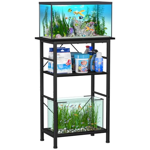 5 10 Gallon Aquarium Stand (Black / 10 Gal-3 Tier)