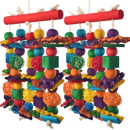 Bird Toys 2PCS Parrot Foraging Hanging Toy (2 PCS)