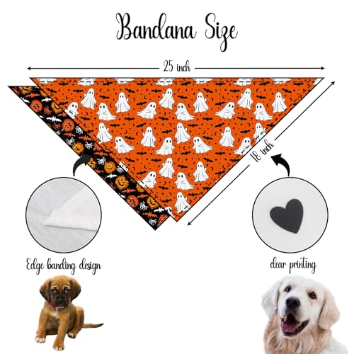 Halloween Dog Bandana 2 Pack (D)