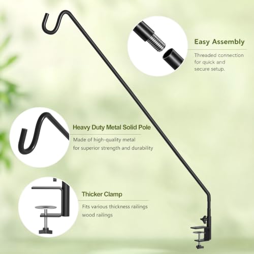 Heavy Duty Extensible Deck Hook (43in Long Deck Hook-1 Pack)