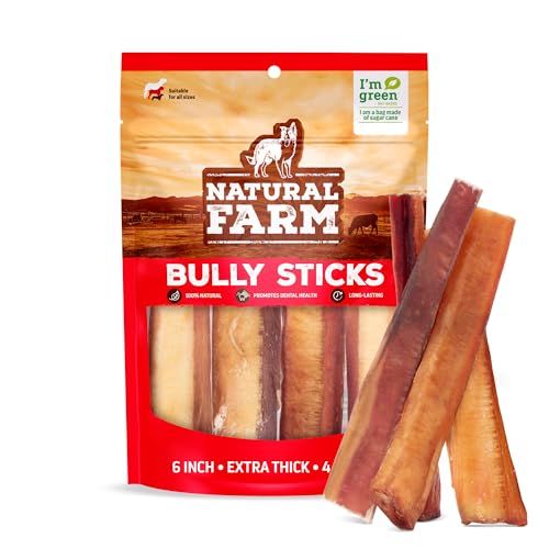 Jumbo Bully Sticks (4 Count (Pack of 1))