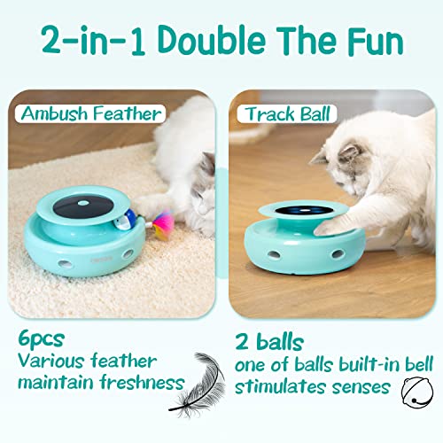 Cat Toys 2 in (Robin Egg Blue)