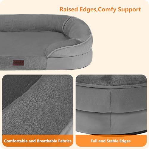 Orthopedic Waterproof XXX (Medium Grey / XXX-Large(53 x 35.8 x 7.5 inch))