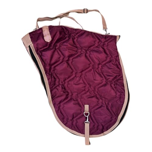 English Padded Saddle Carrier (Burgundy)