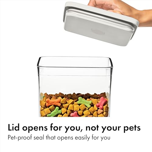 Pet Food Storage POP Container (Whisker Gray / 1.1 Qt)