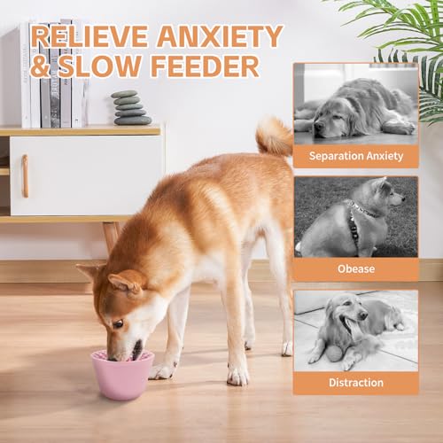Dog Lick Bowl (S-M / Pink)