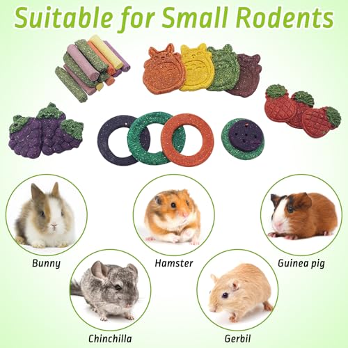 27 PCS Rabbit Chew Toys for Teeth