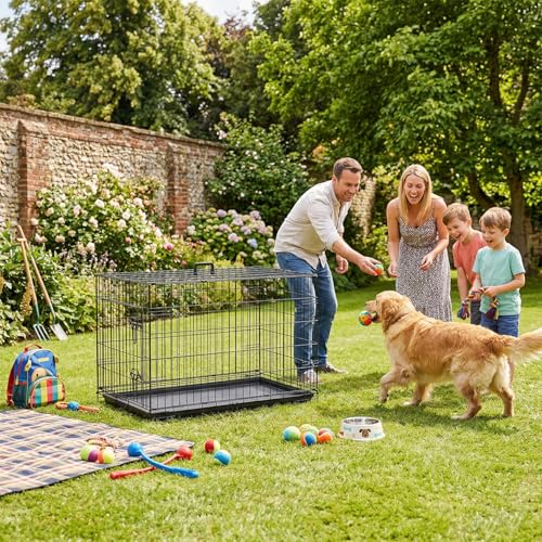 Dog Crate 36" (Black-Single)