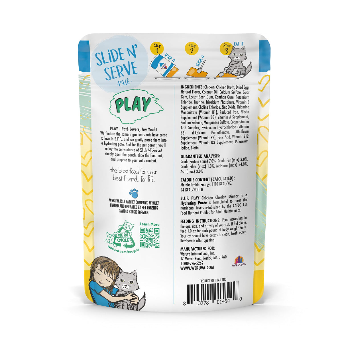 B.F.F. PLAY Best Feline Friend Paté Lovers (3 Ounce (Pack of 12))
