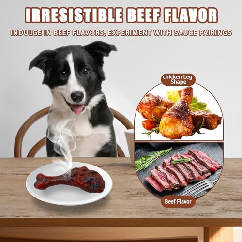 Dog Chew Toys for Aggressive Chewers (Beef Flavor / 1 Pack)