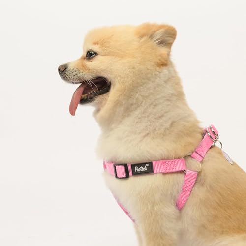 No Pull Dog Harness Small Sized Step (Light Pink / Small)