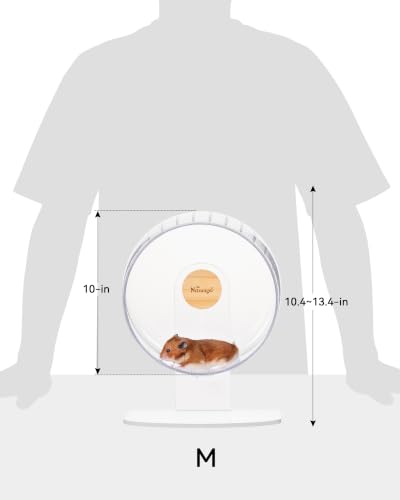 Super Silent Hamster Exercise Wheels (Medium / Transparent)