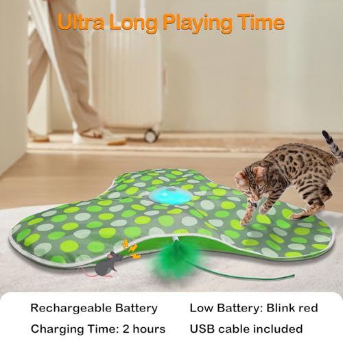 Interactive Cat Toys (green)