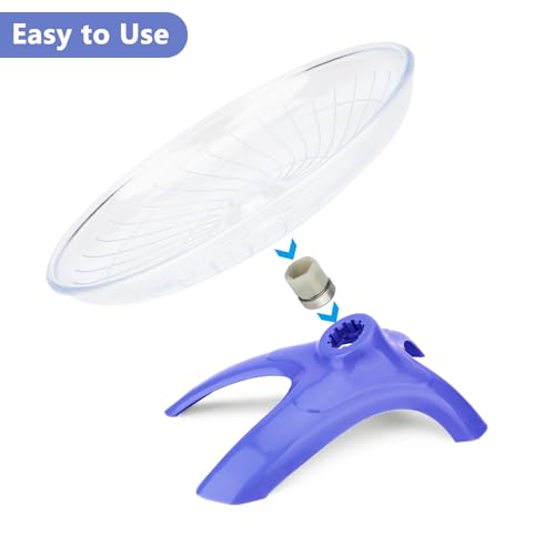 Silent Hamster Exercise Running Wheel Flying Saucer (Purple)
