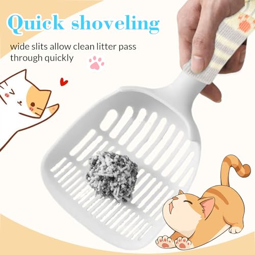 Cat Scooper for Litter Box (White)
