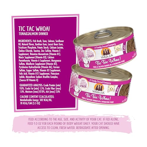 Wet Cat Food Tic Tac Whoa with Tuna and Salmon Pate