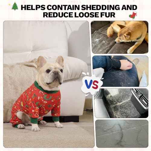 Dog Christmas Pajamas (Christmas Red / XXXX-Large)