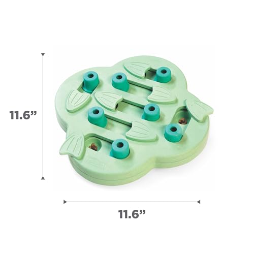 Nina Ottosson Puppy Hide N' Slide Dog Toy Treat Puzzle (Green / 1 Count (Pack of 1))