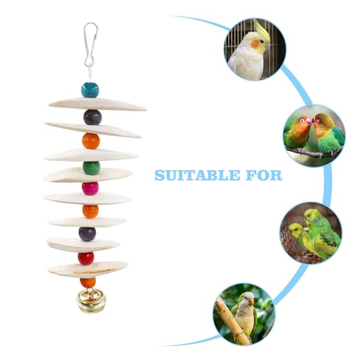 2 Pack Bird Toys with Cuttlebone (Large)